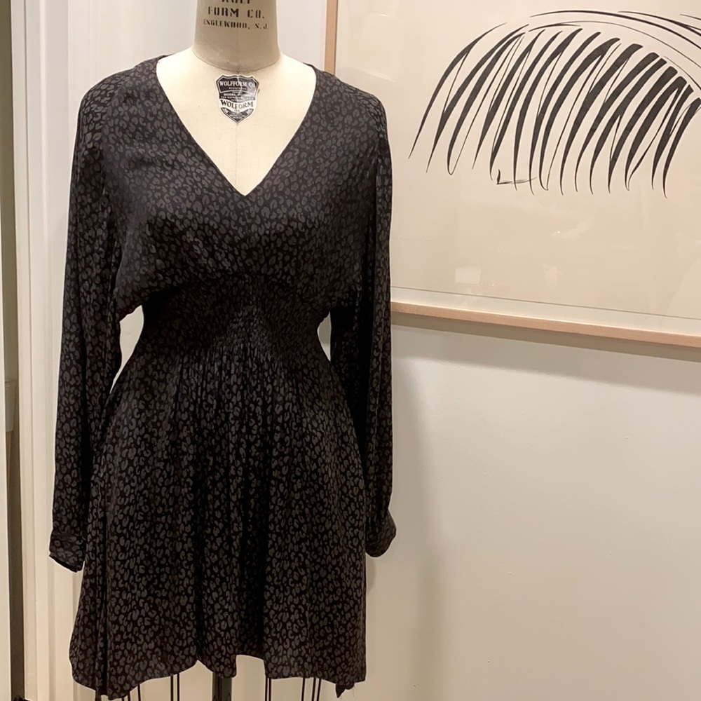 All saints cinch waist dress